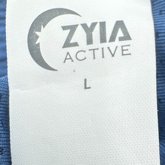 ZYIA Active Blue Women's Athletic Shorts Mesh Interior Lining Size Large - Picture 5 of 6